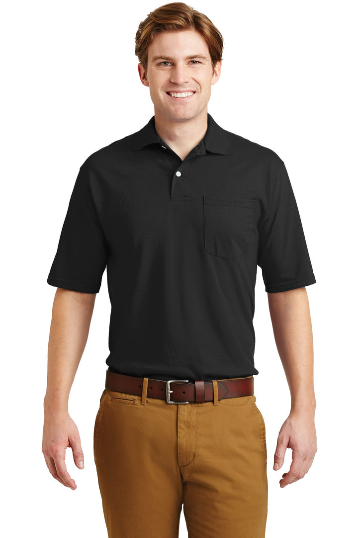 Jerzees¨ -SpotShield™ 5.4-Ounce Jersey Knit Sport Shirt with Pocket. 436MP
