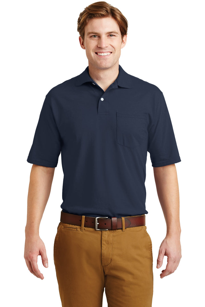 Jerzees¨ -SpotShield™ 5.4-Ounce Jersey Knit Sport Shirt with Pocket. 436MP