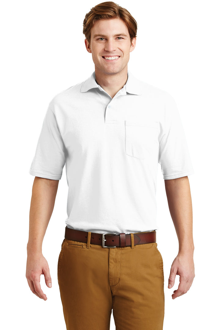 Jerzees¨ -SpotShield™ 5.4-Ounce Jersey Knit Sport Shirt with Pocket. 436MP