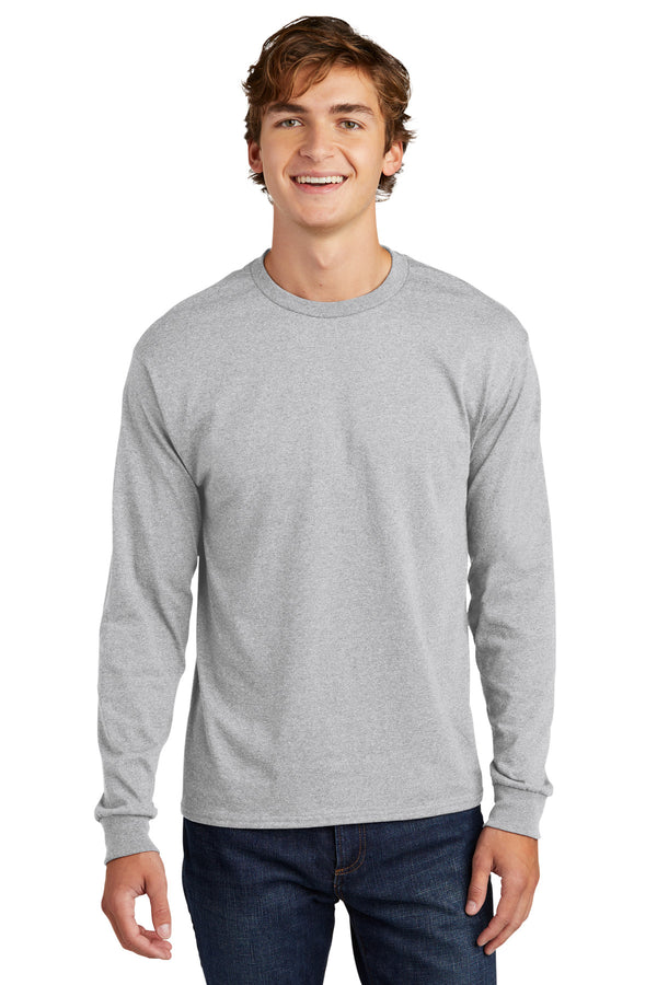 Hanes¨ Essential-T 100% Cotton Long Sleeve T-Shirt 5286