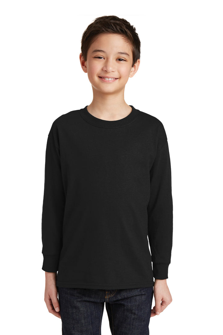 Gildan¨ Youth Heavy Cotton™ 100% Cotton Long Sleeve T-Shirt. 5400B