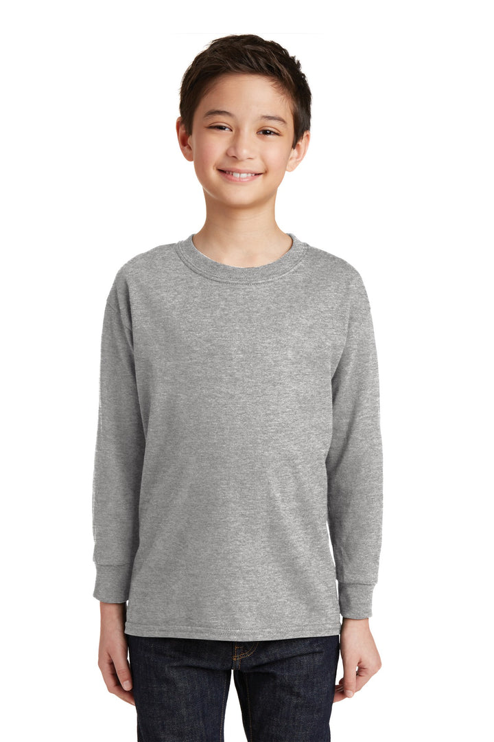 Gildan¨ Youth Heavy Cotton™ 100% Cotton Long Sleeve T-Shirt. 5400B