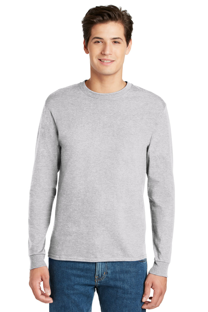 Hanes¨ - Authentic 100% Cotton Long Sleeve T-Shirt.  5586