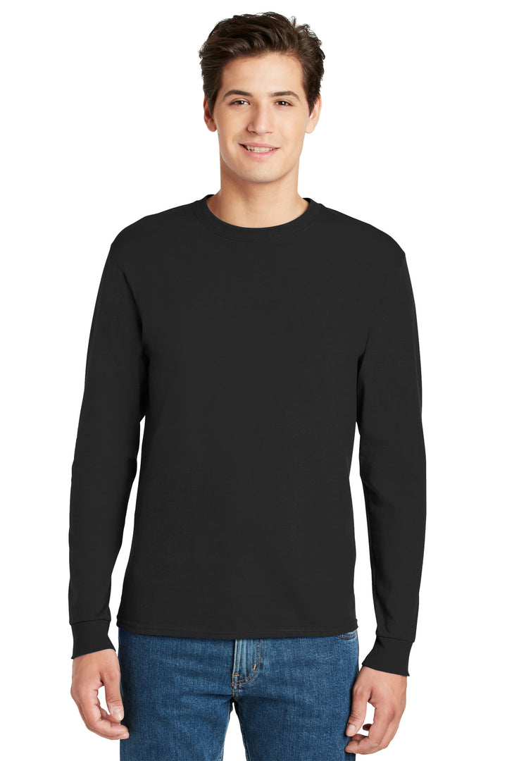 Hanes¨ - Authentic 100% Cotton Long Sleeve T-Shirt.  5586