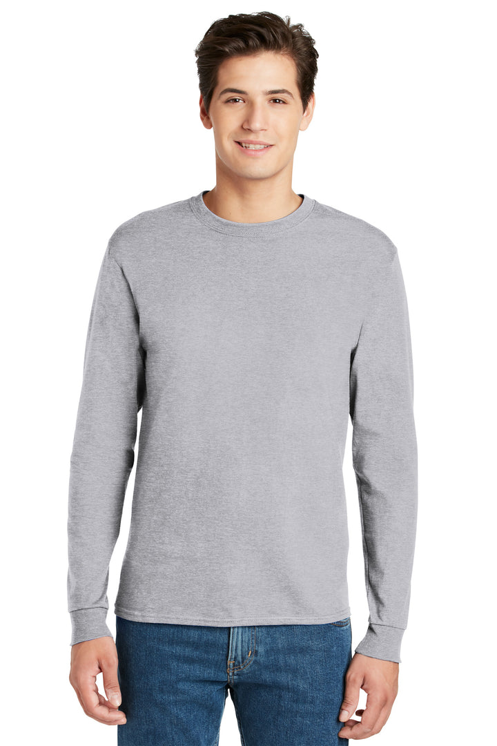 Hanes¨ - Authentic 100% Cotton Long Sleeve T-Shirt.  5586