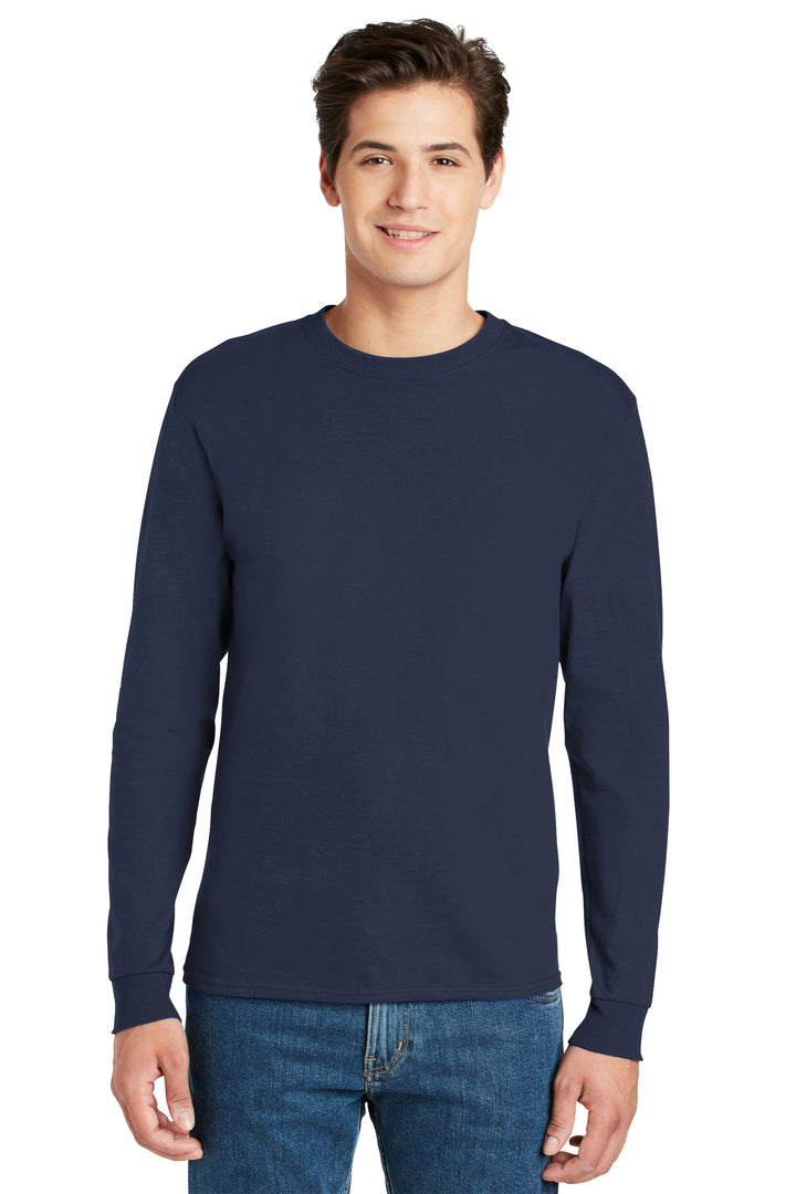 Hanes¨ - Authentic 100% Cotton Long Sleeve T-Shirt.  5586