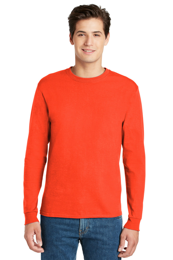 Hanes¨ - Authentic 100% Cotton Long Sleeve T-Shirt.  5586