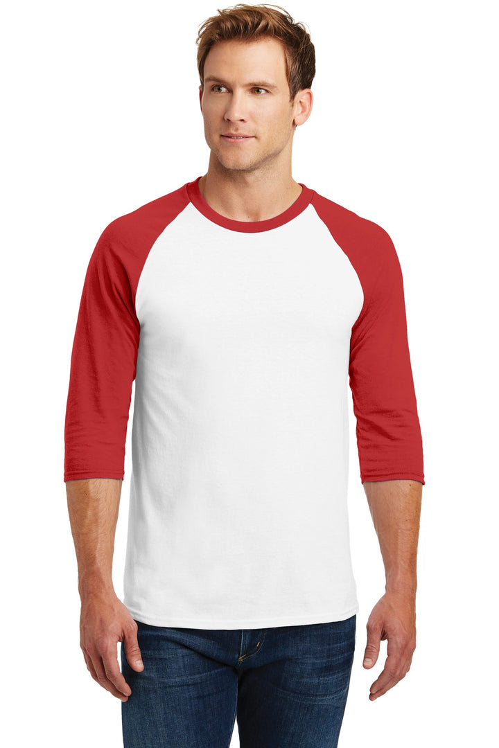 Gildan¨ Heavy Cotton&#8482; 3/4-Sleeve Raglan T-Shirt. 5700