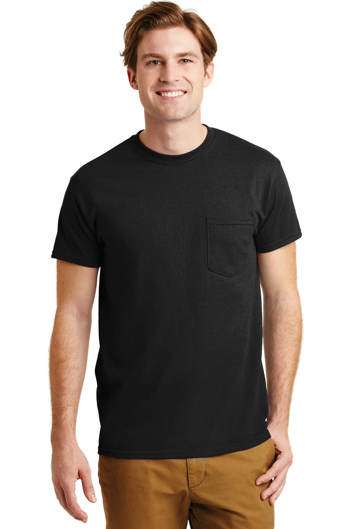 Gildan¨ - DryBlend¨ 50 Cotton/50 Poly Pocket T-Shirt. 8300