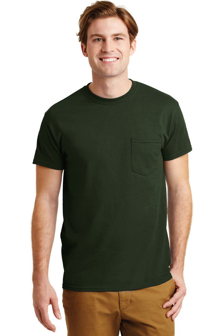 Gildan¨ - DryBlend¨ 50 Cotton/50 Poly Pocket T-Shirt. 8300