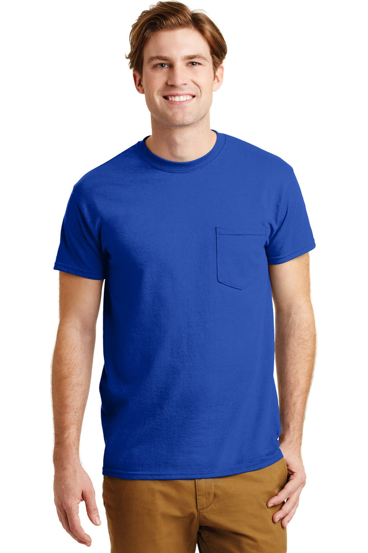 Gildan¨ - DryBlend¨ 50 Cotton/50 Poly Pocket T-Shirt. 8300