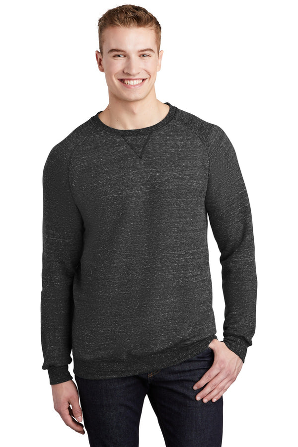 Jerzees ¨ Snow Heather French Terry Raglan Crew 91M