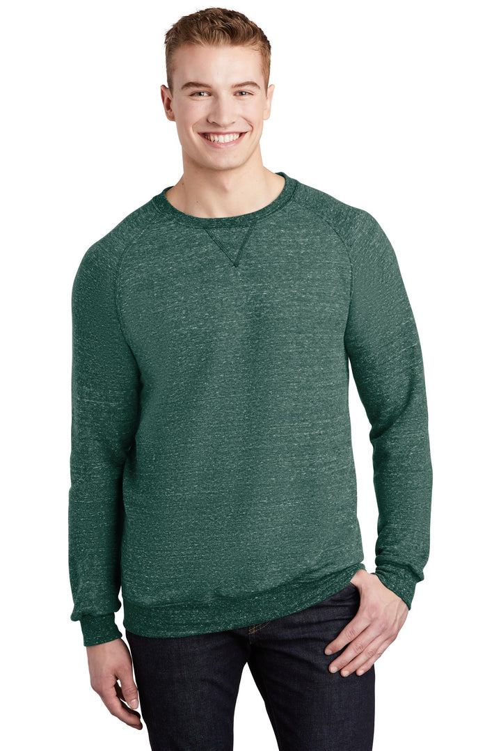 Jerzees ¨ Snow Heather French Terry Raglan Crew 91M