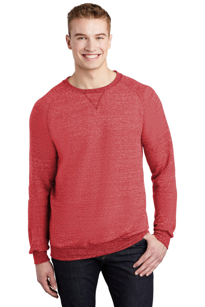 Jerzees ¨ Snow Heather French Terry Raglan Crew 91M