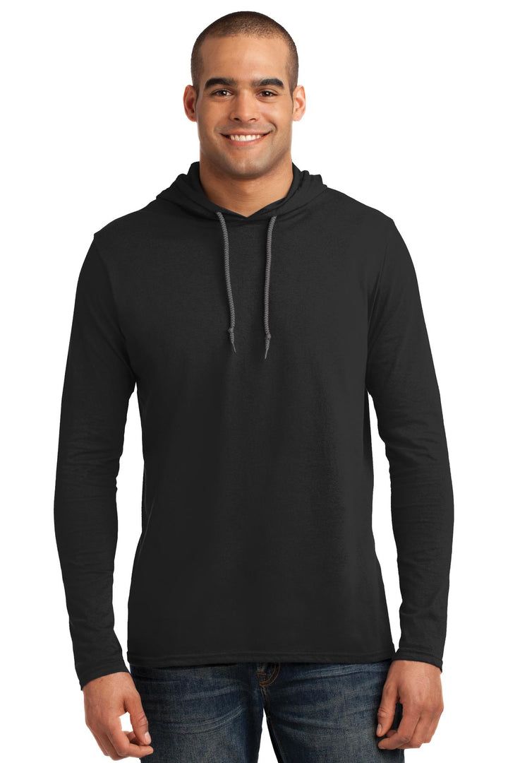 Gildan¨ 100% Ring Spun Cotton Long Sleeve Hooded T-Shirt. 987
