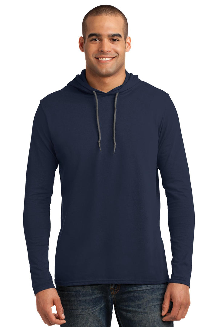Gildan¨ 100% Ring Spun Cotton Long Sleeve Hooded T-Shirt. 987