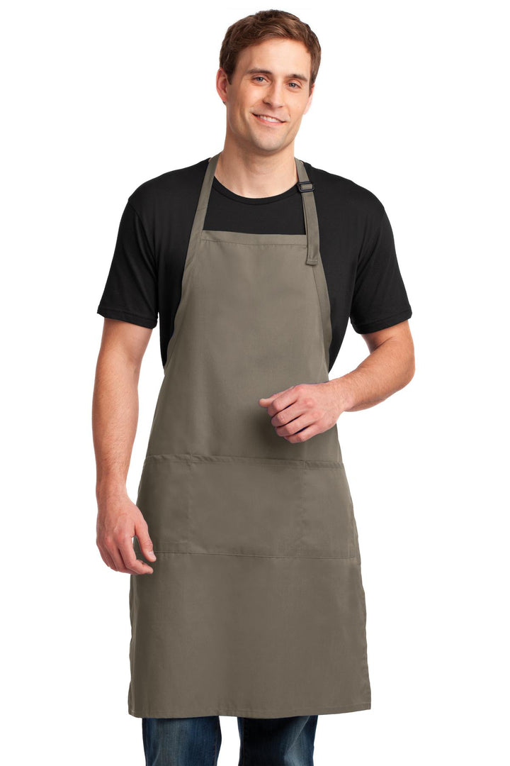 Port Authority¨ Easy Care Extra Long Bib Apron with Stain Release. A700