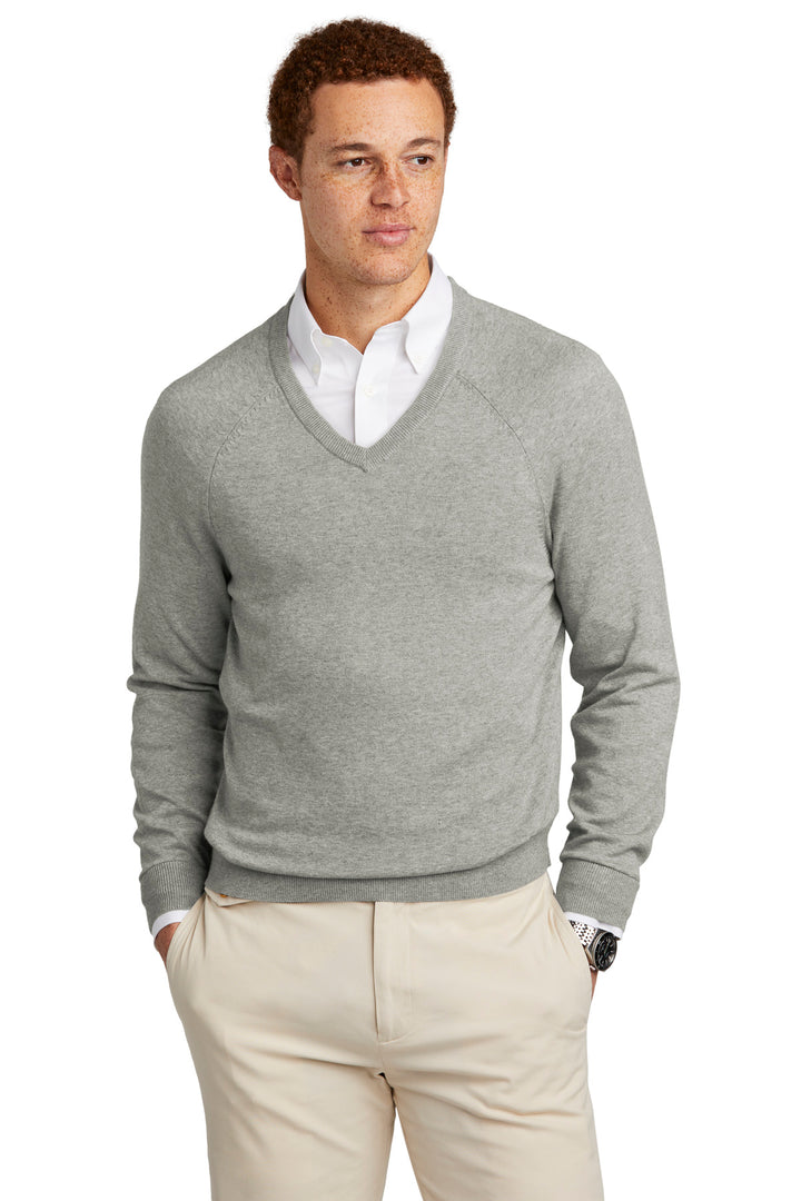 Brooks Brothers¨ Cotton Stretch V-Neck Sweater BB18400