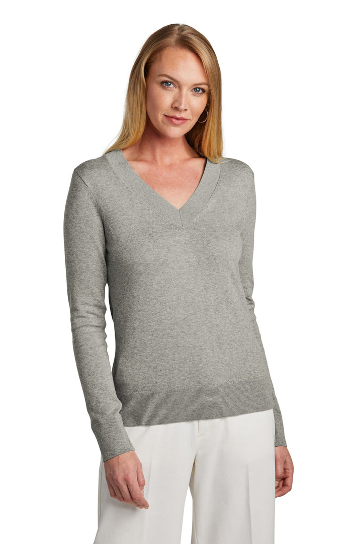 Brooks Brothers¨ Women's Cotton Stretch V-Neck Sweater BB18401