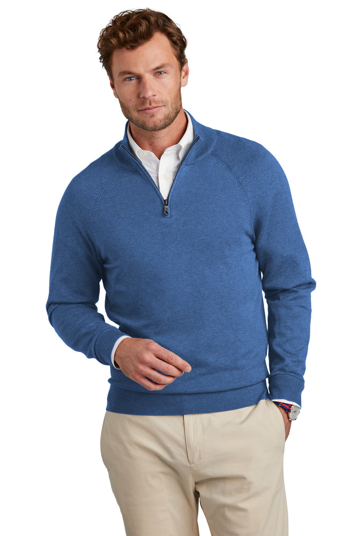Brooks Brothers¨ Cotton Stretch 1/4-Zip Sweater BB18402
