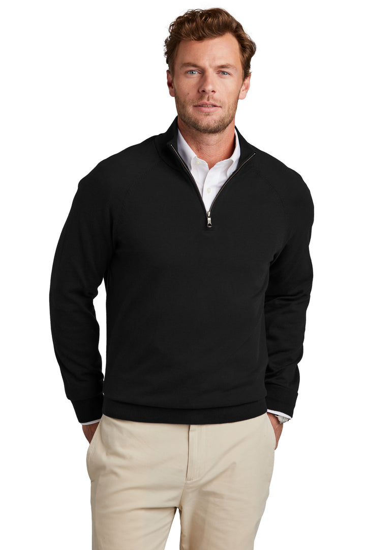 Brooks Brothers¨ Cotton Stretch 1/4-Zip Sweater BB18402