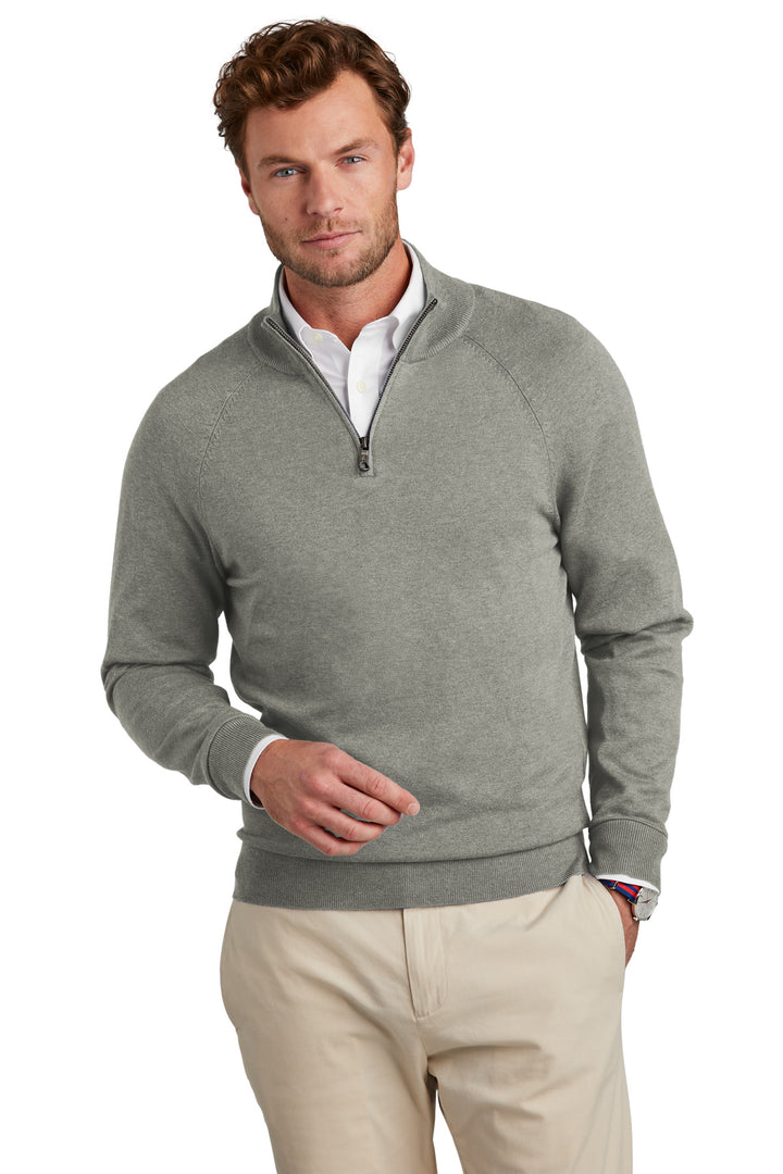Brooks Brothers¨ Cotton Stretch 1/4-Zip Sweater BB18402