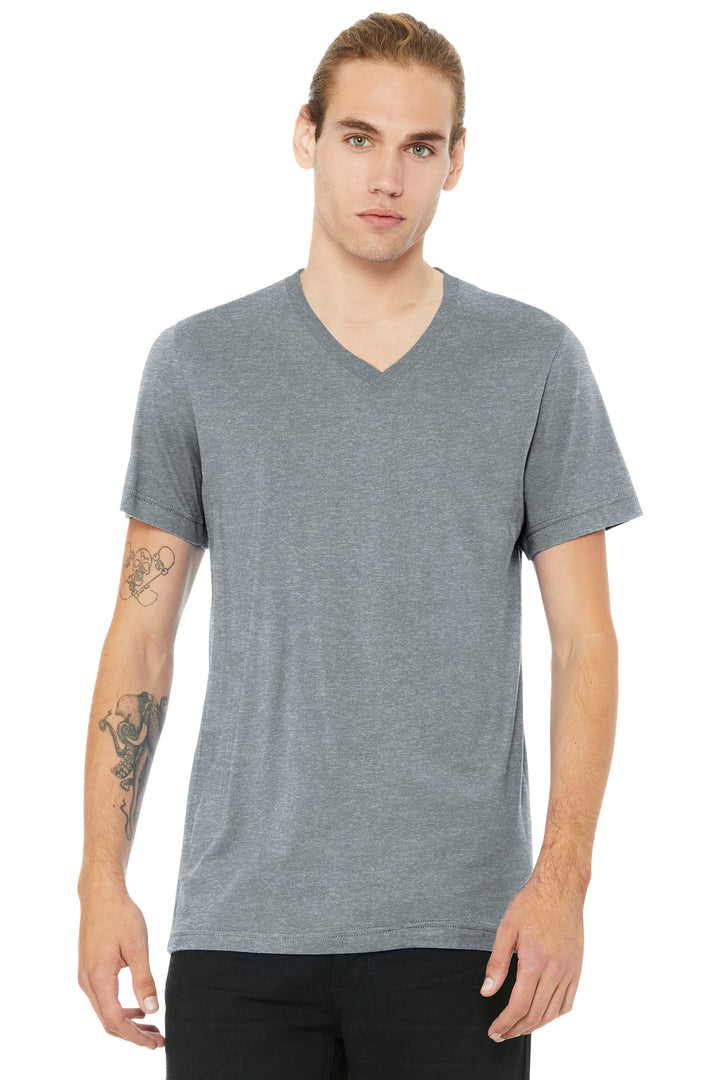 BELLA+CANVAS¨ Unisex Heather CVC V-Neck Tee BC3005CVC
