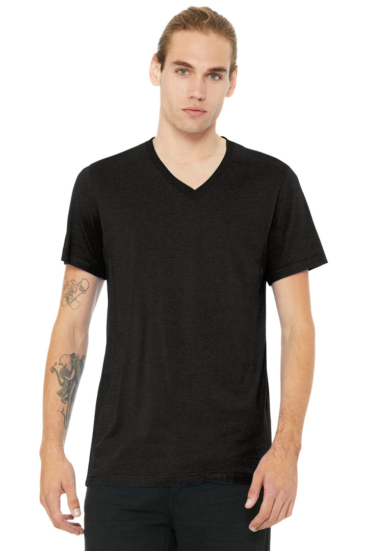 BELLA+CANVAS¨ Unisex Heather CVC V-Neck Tee BC3005CVC
