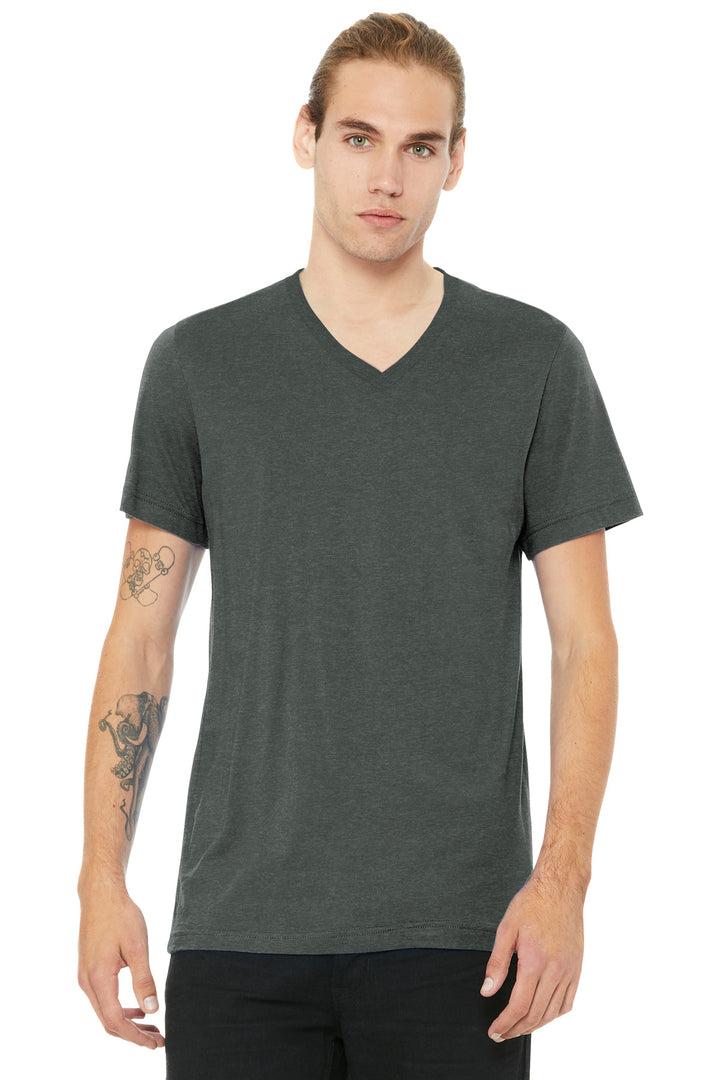 BELLA+CANVAS¨ Unisex Heather CVC V-Neck Tee BC3005CVC