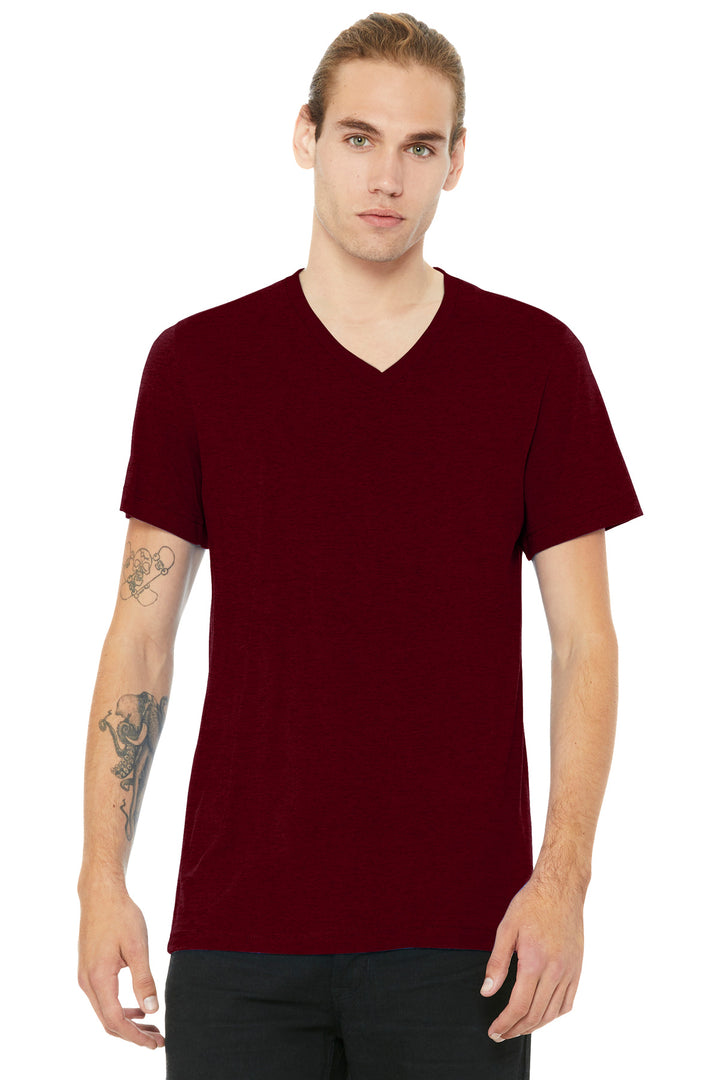 BELLA+CANVAS¨ Unisex Heather CVC V-Neck Tee BC3005CVC