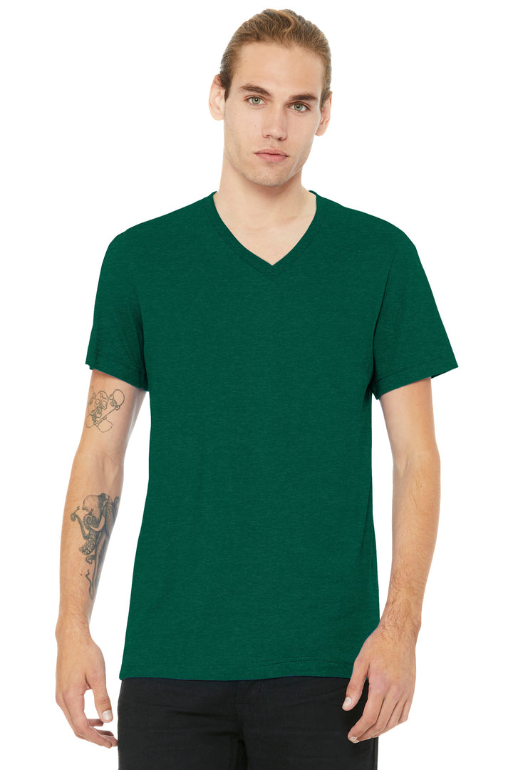 BELLA+CANVAS¨ Unisex Heather CVC V-Neck Tee BC3005CVC