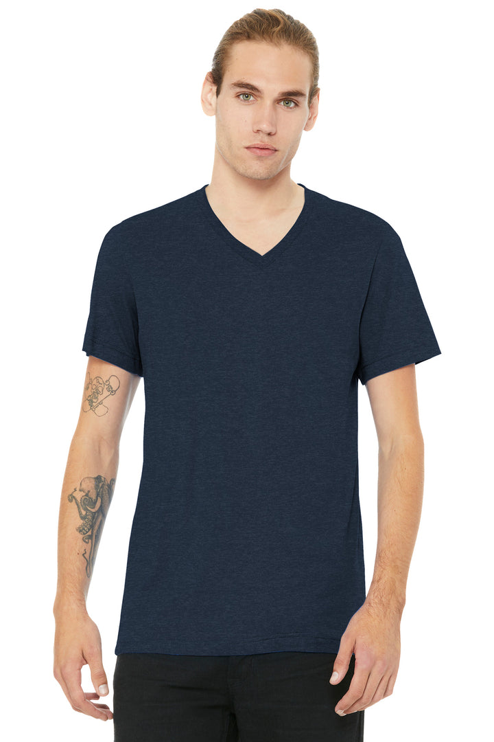 BELLA+CANVAS¨ Unisex Heather CVC V-Neck Tee BC3005CVC