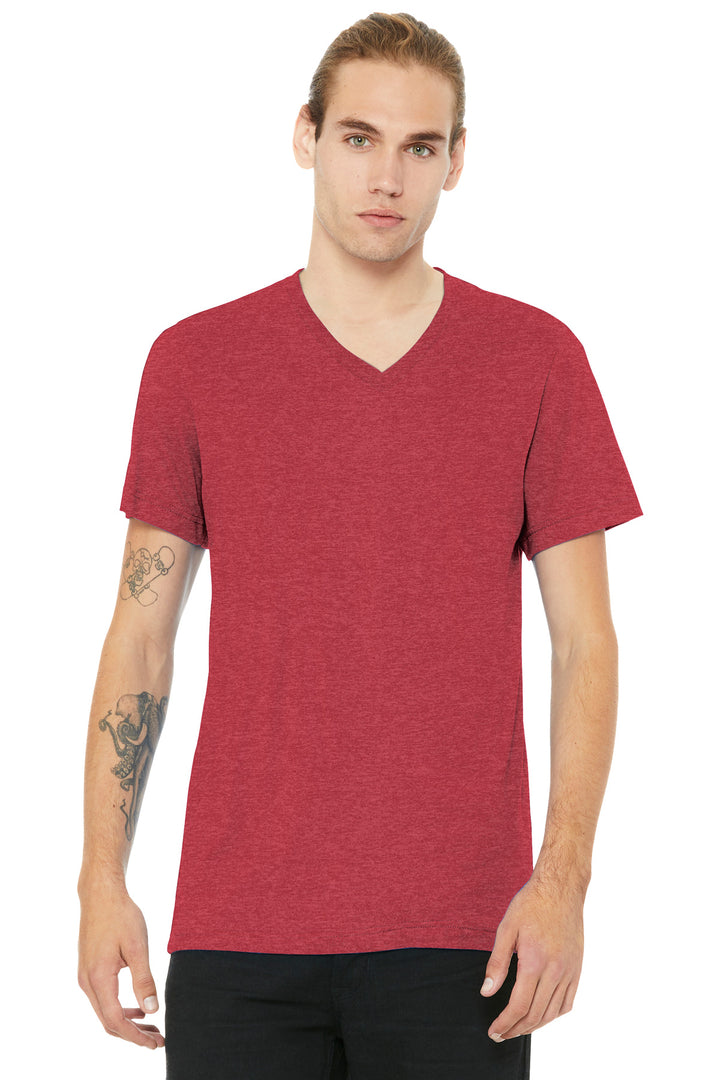 BELLA+CANVAS¨ Unisex Heather CVC V-Neck Tee BC3005CVC