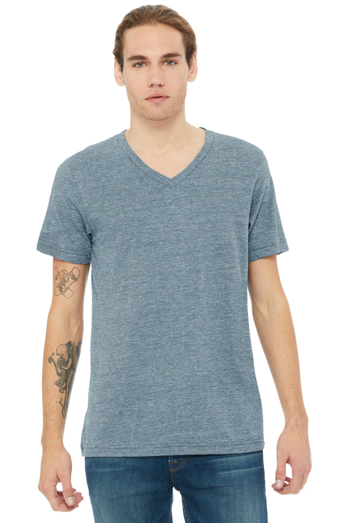 BELLA+CANVAS¨ Unisex Heather CVC V-Neck Tee BC3005CVC