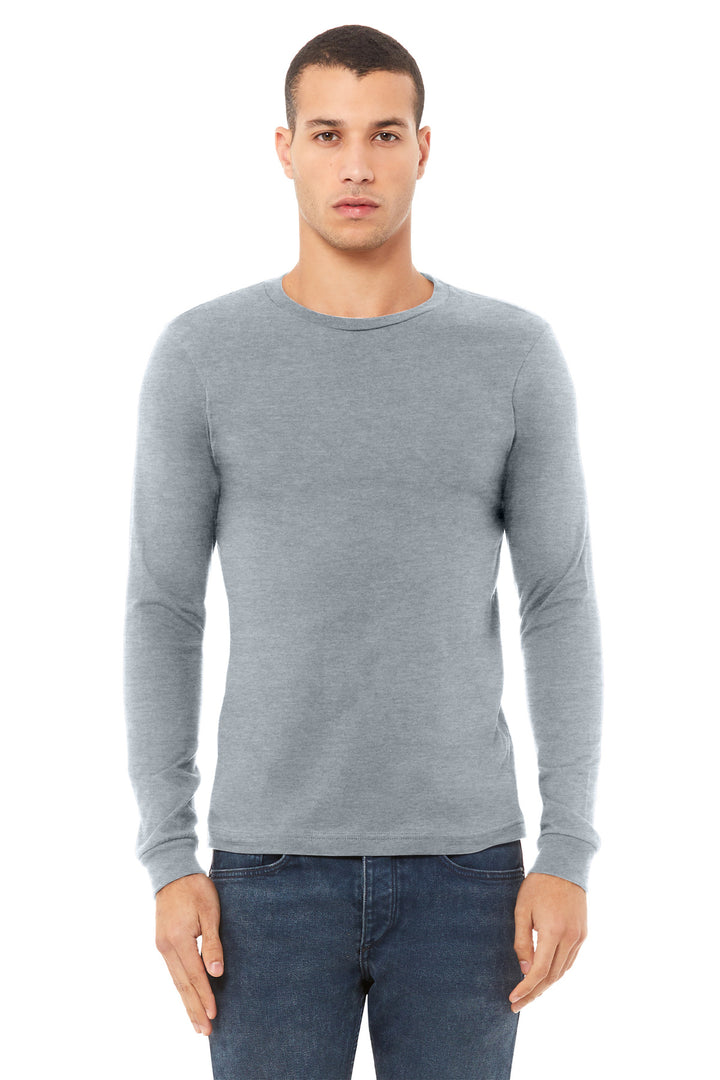 BELLA+CANVAS¨ Unisex Heather CVC Long Sleeve Tee BC3501CVC
