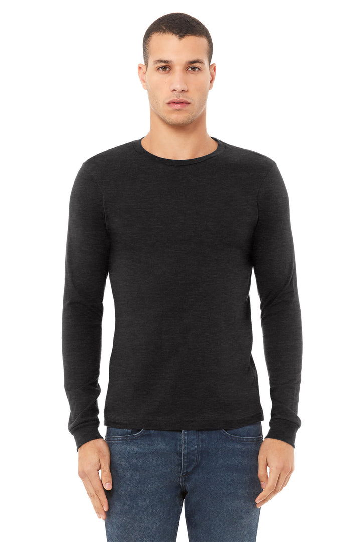 BELLA+CANVAS¨ Unisex Heather CVC Long Sleeve Tee BC3501CVC
