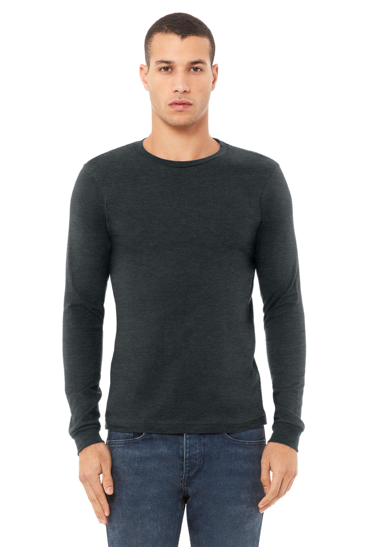 BELLA+CANVAS¨ Unisex Heather CVC Long Sleeve Tee BC3501CVC