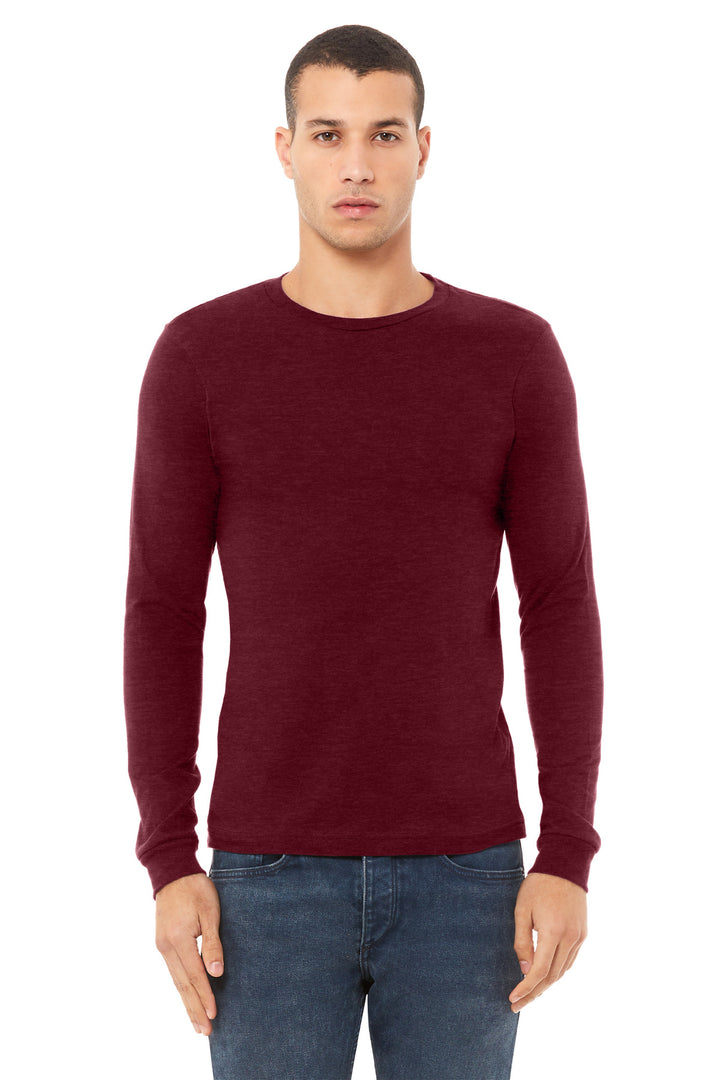 BELLA+CANVAS¨ Unisex Heather CVC Long Sleeve Tee BC3501CVC