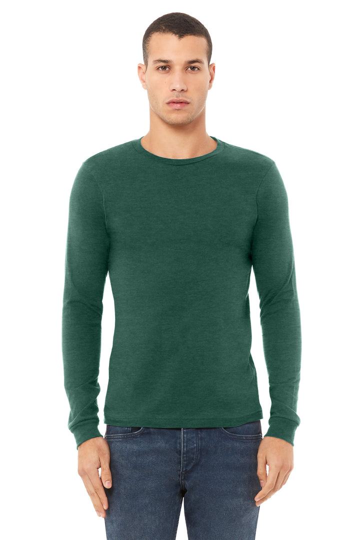 BELLA+CANVAS¨ Unisex Heather CVC Long Sleeve Tee BC3501CVC