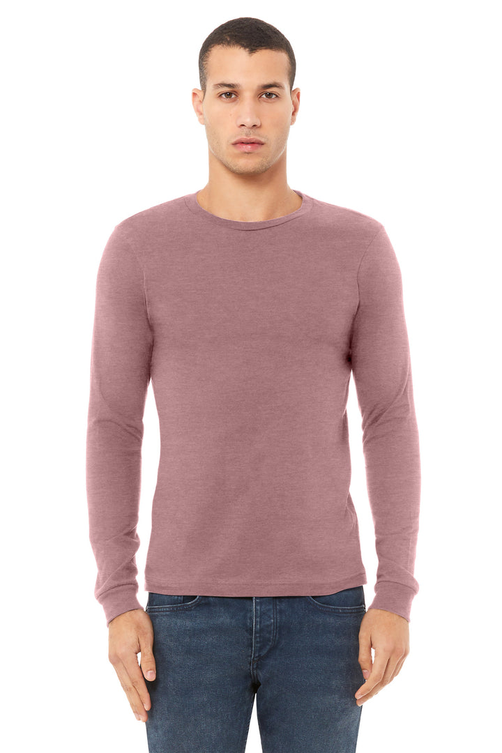 BELLA+CANVAS¨ Unisex Heather CVC Long Sleeve Tee BC3501CVC