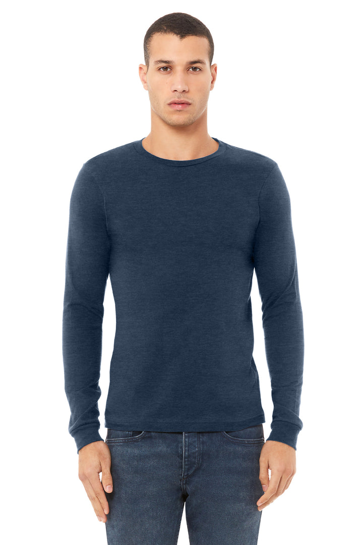 BELLA+CANVAS¨ Unisex Heather CVC Long Sleeve Tee BC3501CVC
