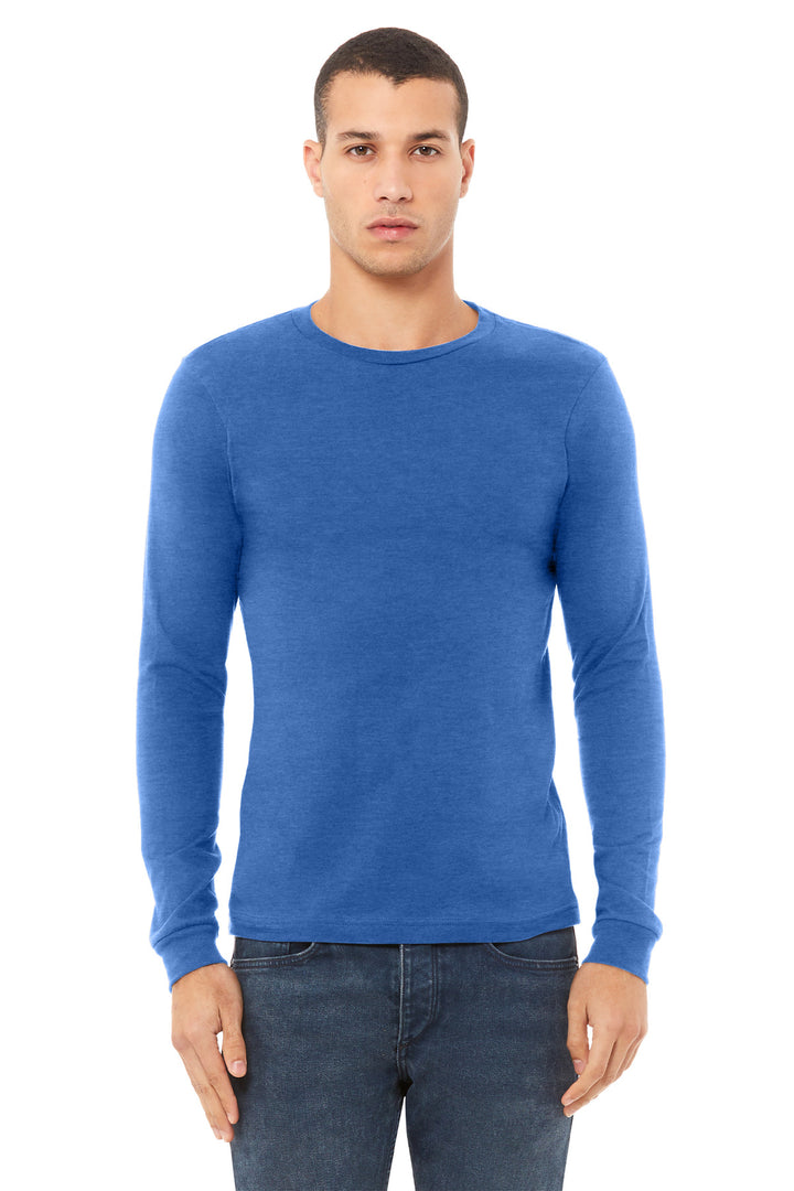BELLA+CANVAS¨ Unisex Heather CVC Long Sleeve Tee BC3501CVC