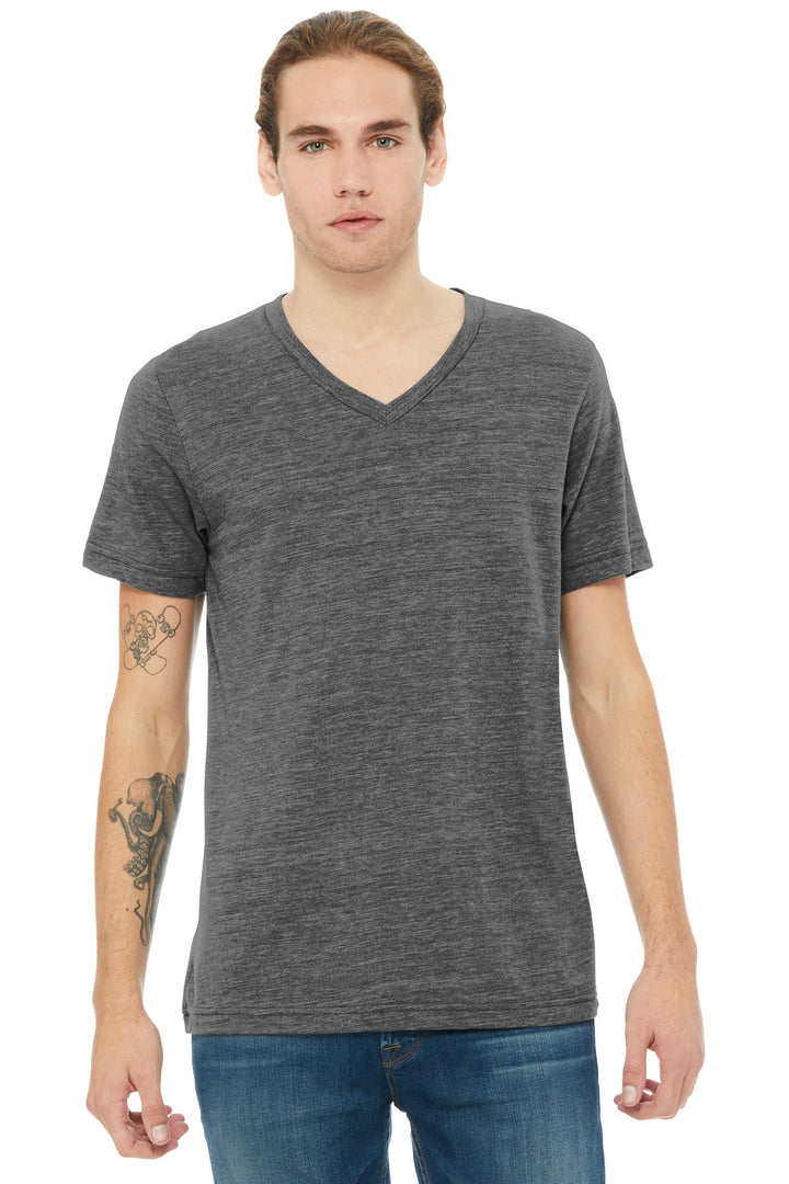 BELLA+CANVAS¨ Unisex Textured Jersey V-Neck Tee BC3655