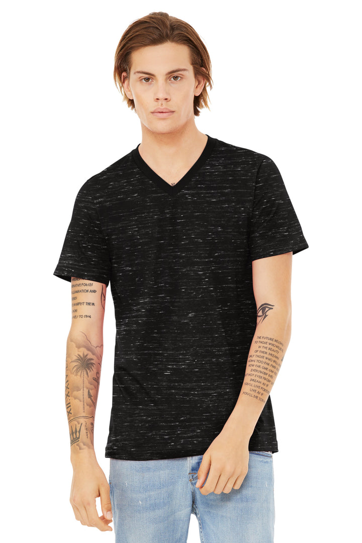 BELLA+CANVAS¨ Unisex Textured Jersey V-Neck Tee BC3655
