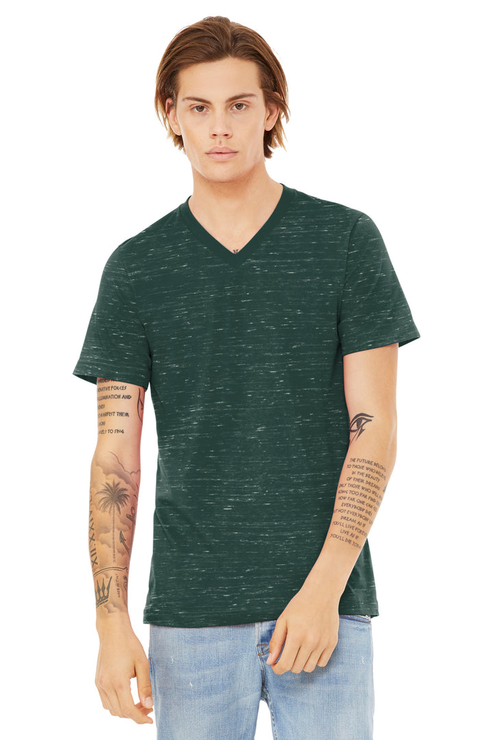 BELLA+CANVAS¨ Unisex Textured Jersey V-Neck Tee BC3655