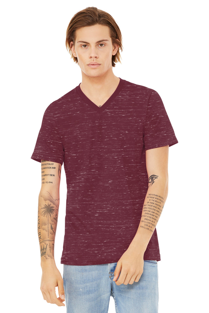 BELLA+CANVAS¨ Unisex Textured Jersey V-Neck Tee BC3655