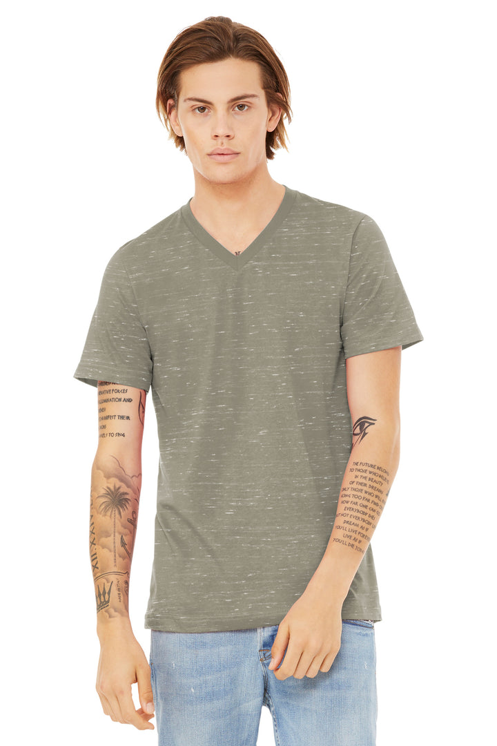 BELLA+CANVAS¨ Unisex Textured Jersey V-Neck Tee BC3655