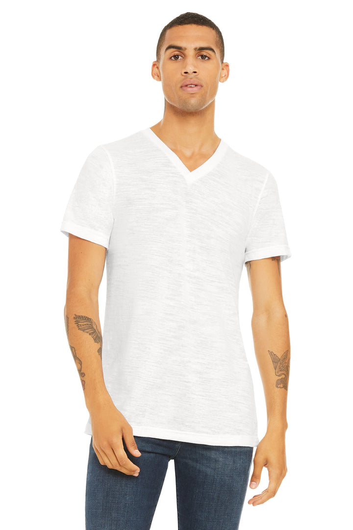 BELLA+CANVAS¨ Unisex Textured Jersey V-Neck Tee BC3655