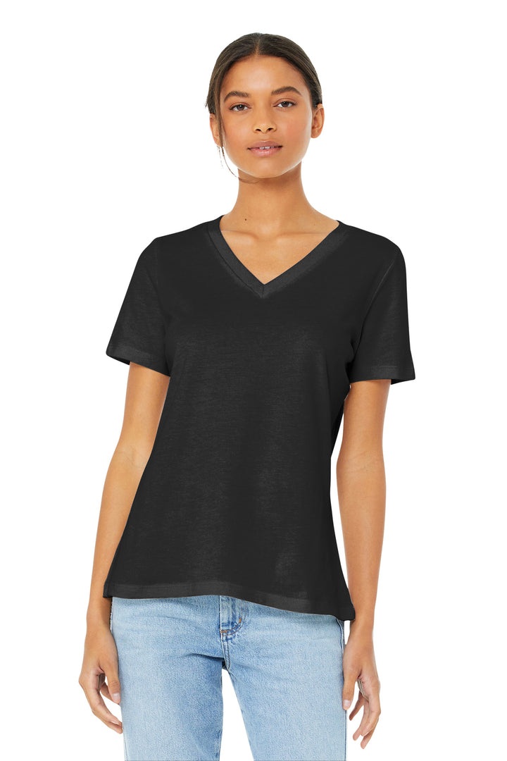 BELLA+CANVAS ¨ Women's Relaxed Jersey Short Sleeve V-Neck Tee. BC6405