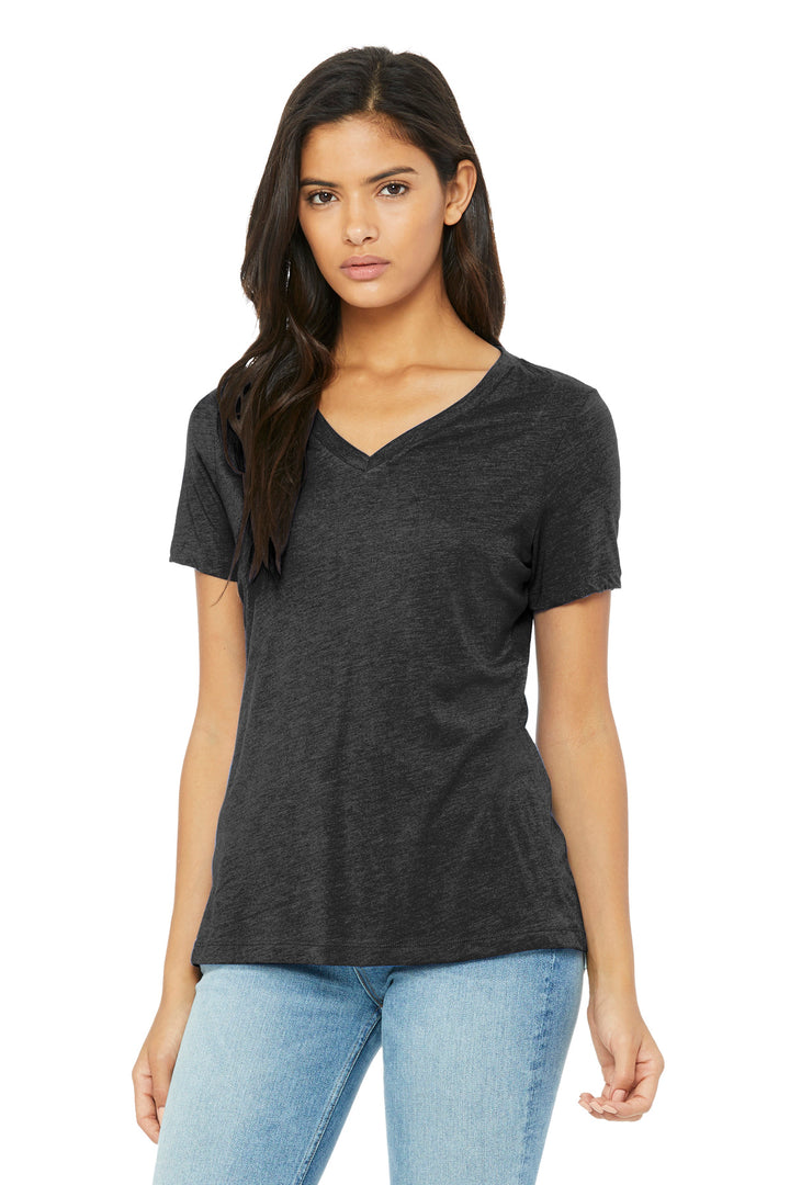 BELLA+CANVAS¨ Women's Relaxed Triblend V-Neck Tee BC6415